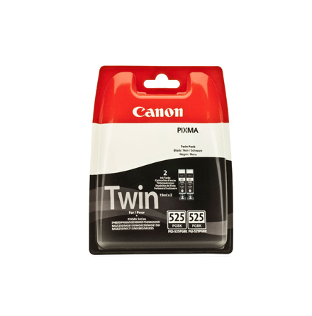 PGI-525 black ink tank twin-pack