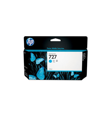 HP 727 Cyan ink cartridge, 130 ml.