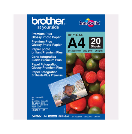 A4 Glossy Inkjet paper 260g (20)