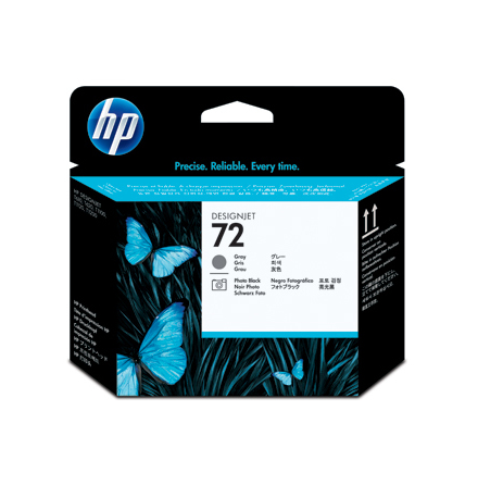 HP 72 grey & photo black printhead