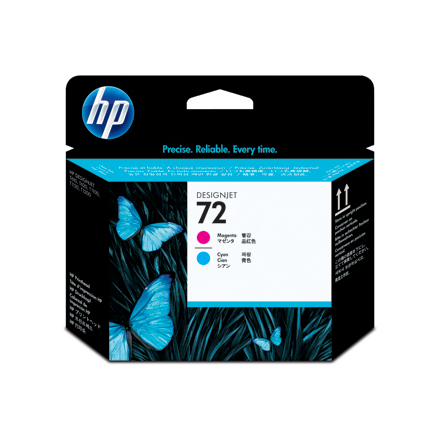 HP 72 magenta & cyan printhead