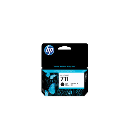 HP 711 black ink cartridge, 38 ml