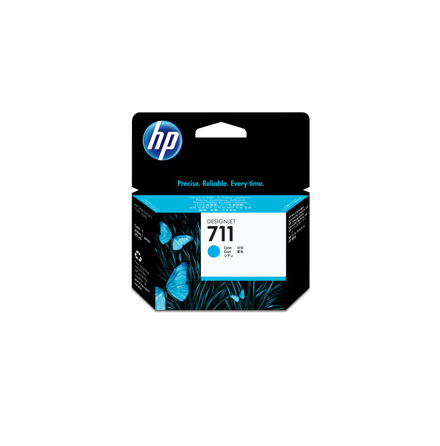 HP 711 cyan ink cartridge, 29 ml