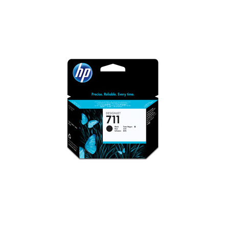 HP 711 black ink cartridge, 80 ml