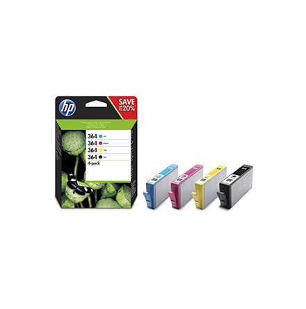 HP 364 b/c/m/y ink 4-pack