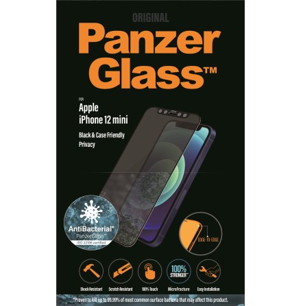 PanzerGlass iPhone 12 mini (CF) Privacy, Black (AB)