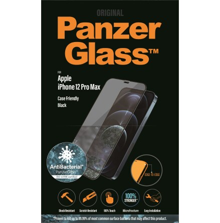 PanzerGlass iPhone 12 Pro Max (CF), Black (AB)