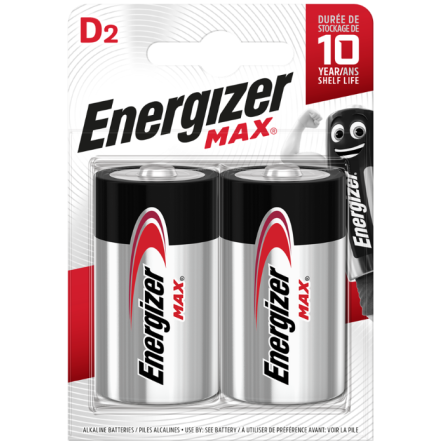 Energizer MAX D/E95 (2 pack)